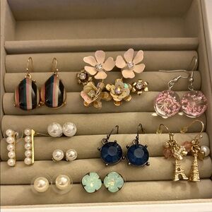 20 pair fashion Earring Set multiple colors and styles.